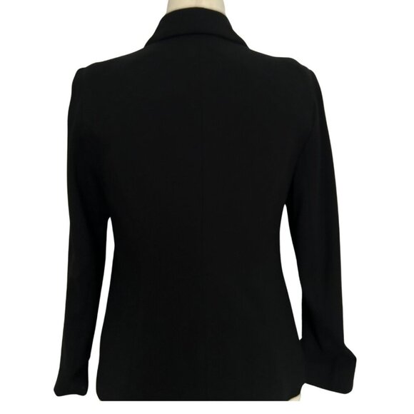 Chico’s Fully Lined Women’s Blazer/Jacket Size Medium 8/10 in Black - Picture 2 of 5